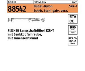 Fischer 46265 screw anchor / wall plug 50 pc(s) Screw & wall plug kit 120 mm