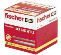 Fischer 507601 rahmendübel SXR mit hOLZSCHRAUBE nylon-dübel und holzschrauben 1 Set