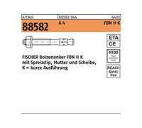 Fischer 50x Tampons d'ancrage FBN II 8/5 K R acier inoxydable - 508007