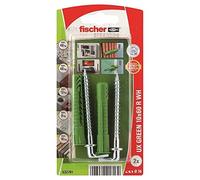 Fischer 532705 - Blister cheville nylon UX 6 x 35 R WH Green K NV