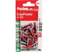 Fischer 534993 DuoPower 6 x 30 K NV Cheville 2 éléments 30 mm 6 mm 1 set
