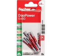 Fischer 537650 DuoPower 6 x 50 K NV Cheville 50 mm 6 mm 1 set