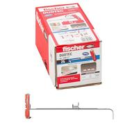 Fischer 540177 Duotec 10 - Lot de 25 chevilles pour placoplâtre, fixation à ancre pour charges élevées sur panneaux et plaques, trou 10 mm