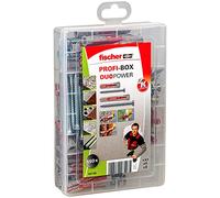 Fischer 541109 Boîte de chevilles et de vis, rouge et gris