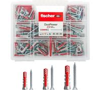 Fischer 544546 Duopower Kit Tampon universel avec vis, incolore.