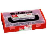 Fischer – Assortiment chevilles et vis FixTainer L-Boxx mini 561472 DuoPower & DuoSeal, 275 pièces