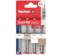 Fischer 572911 DuoHM 4x55 S PH PZ Cheville pour corps creux 55 mm 4 pc(s)