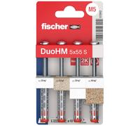 Fischer 572912 DuoHM 5x55 S PH PZ Cheville pour corps creux 55 mm 4 pc(s)