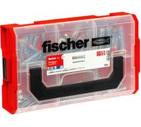 Fischer Coffret FixTainer Chevilles DuoHM TX pour corps creux 55 mm 90 pièces
