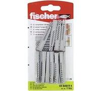 Fischer 77852 Lot de 20 Chevilles universelle UX 6 x 50 mm RK G