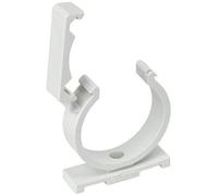 fischer - Agrafes fixes câbles Sg-18 gris pour la pose de câbles et de tuyaux PVC (100 unités)