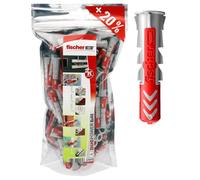 fischer - Big Pack de 120 chevilles DuoPower 8x40, bi-matière et multi-matériaux
