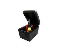 Fischer Boîte de Porte-Bagages isolée | Garde au Chaud et au Froid | Capacité de 16 l | Montage et démontage faciles sur Le Porte-Bagages 50396, Noir, Normal