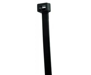 FISCHER Brida Nylon Noir Lot de 100 Serre-câbles 4.8x350mm Med.Brida
