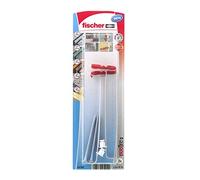 fischer - Cheville à bascule en nylon DuoTec 10 avec vis/Blister de 2