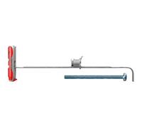 fischer - Cheville à bascule en nylon DuoTec 12 avec vis à tête ronde/Blister de 10