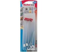 FISCHER - Cheville à bascule nylon duotec crochet rond blister de 2
