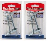 fischer - Cheville à bascule VH M5 avec crochet/Blister de 2 (Lot de 2)