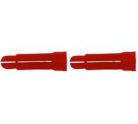 fischer - Cheville à Expansion en polypropylène P 8 C Multi-usages - Boîte de 100 8 x 34 mm Rouge (Lot de 2)