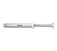 fischer - Cheville à frapper N 6 x 40/10 S à collerette fraisée et clou en acier électrozingué/Boîte de 50