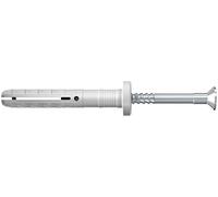 fischer - Cheville à frapper N 8 x 80/40 F avec collerette épaisse et clou tête fraisée/Boîte de 100