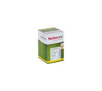fischer - Cheville à frapper N GREEN 6 x 80/50 avec vis, fabriquée à base de matières premières renouvelables/Boîte de 45