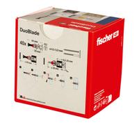 fischer Cheville autoforeuse pour plaques de carton plâtre fischer DuoBlade Quantité:40
