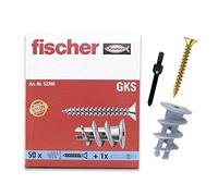 fischer - Cheville autoperceuse nylon GKS avec vis/Boîte de 50