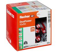 Fischer Chevilles bi-matière DUOPOWER 10x50 mm Boîte de 50