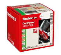 Cheville tous matériaux DuoPower - FISCHER - avec vis - 538/555
