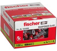 fischer - Cheville bi-matière et multi-matériaux DUOPOWER 8x40 / Boîte de 100