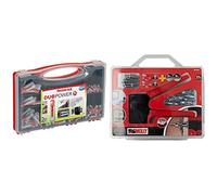 fischer - Cheville bi-matière et tous matériaux DuoPower/RedBox de 30 chevilles 5x25, de 140 chevilles 6x30, de 80 chevilles 8x40 et 30 chevilles 10x50 Gris et Rouge 535973 & Molly