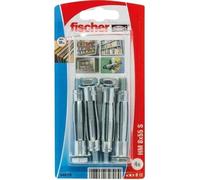 Fischer Cheville corps creux HM 8x55 s métallique à expansion Blister de 4