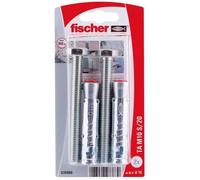Fischer Cheville à douille métallique TA M10 S/20 avec vis – 2 pcs