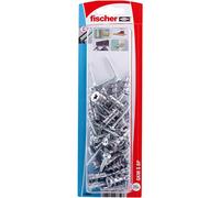 Fischer Chevilles autoperceuses en acier pour plaque de plâtre 35 mm – 25 pièces