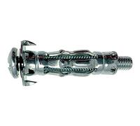 fischer - Cheville métallique pour placo HM 4x32 mm avec vis métrique/Boîte de 50 558100 Gris