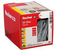 Chevilles à expansion FISCHER SX Plus - Ø 14 x 70 mm - Boite de 20 pièces - 568014