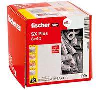 Cheville SX PLUS 8x40 avec colerette boite de 100 Fischer