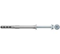 fischer - Cheville rallongée SXR 10 x 180 avec vis à tête hexagonale et rondelle intégrée en acier électrozingué pour fixation ossatures et cadres/Boite de 50