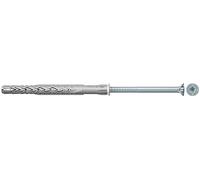 fischer - Cheville rallongée SXRL 14 x 100 avec vis tête fraisée en acier électrozingué pour fixation ossatures et cadres/Boite de 50