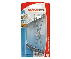 Fischer Chevilles basculantes KD 4 K SB-Karte, contenu : 2 chevilles à ressort rabattables 082193