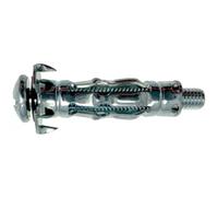 fischer - Cheville métallique pour placo HM 4x46 mm avec vis métrique/Boîte de 50 Gris 558101