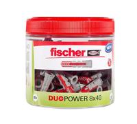 Fischer Chevilles nylon Duopower - Boîte de 80