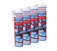 fischer - Ciment Express gris prêt à l'emploi - 1 cartouche de 310ml (Lot de 4)