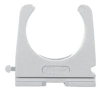fischer - Clip tube RC IEC 50 pour la fixation de tuyaux/Boite de 20