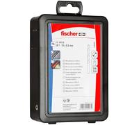 fischer - Coffret métal de 19 mèches en acier HSS-G 1-10/0,5/1 coffret