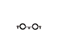 Fischer - Colliers isophoniques simples ou doubles - 10 colliers double isophonique 7x150 Ø16 -
