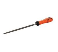 FISCHER DAREX Lime demi-ronde Ø7 mm 200 mm poignée bi-matériau Poignée orange et noire