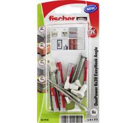 Fischer DuoPower 6x30 EasyHook Angle K (6) Assortiment de chevilles 557916 1 set