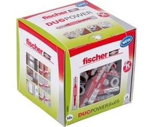 fischer "DUOPOWER 8 x 65 Ancre d''expansion 6,5 cm, Cheville"